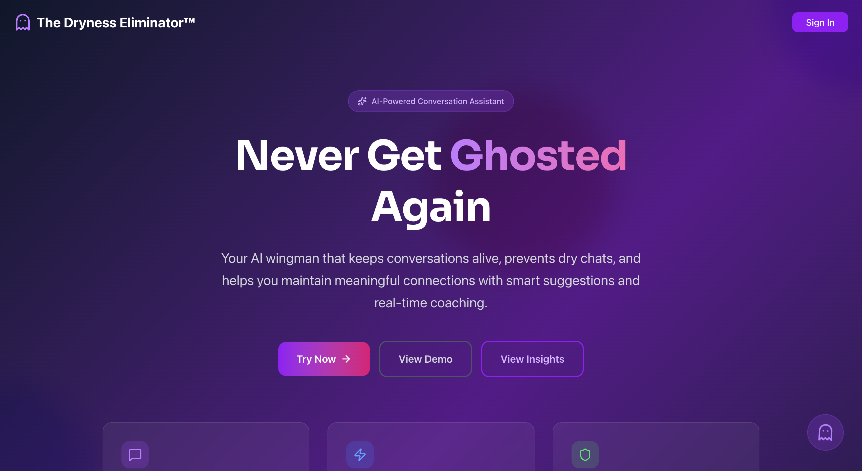 The Dryness Eliminator